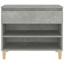 skoreol 70x36x60 cm konstrueret træ betongrå