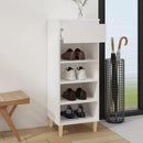 skoreol 40x36x105 cm konstrueret træ hvid
