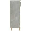 skoreol 40x36x105 cm konstrueret træ betongrå