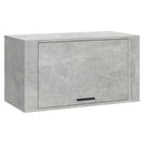væghængt skoskab 70x35x38 cm konstrueret træ betongrå
