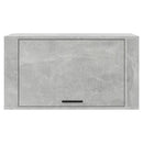 væghængt skoskab 70x35x38 cm konstrueret træ betongrå