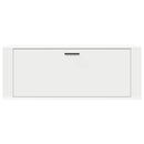 væghængte sengeborde 100x35x38 cm konstrueret træ hvid