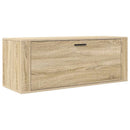 væghængt skoskab 100x35x38 cm konstrueret træ Sonoma-eg