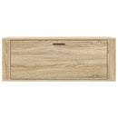 væghængt skoskab 100x35x38 cm konstrueret træ Sonoma-eg