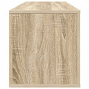 væghængt skoskab 100x35x38 cm konstrueret træ Sonoma-eg