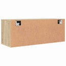 væghængt skoskab 100x35x38 cm konstrueret træ Sonoma-eg