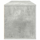 væghængt skoskab 100x35x38 cm konstrueret træ betongrå