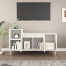 tv-bord 100x35x55 cm konstrueret træ hvid
