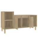 tv-bord 100x35x55 cm konstrueret træ sonoma-eg