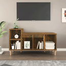 tv-bord 100x35x55 cm konstrueret træ røget egetræsfarve