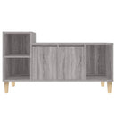 tv-bord 100x35x55 cm konstrueret træ grå sonoma-eg