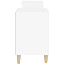 tv-bord 160x35x55 cm konstrueret træ hvid