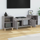 tv-bord 160x35x55 cm konstrueret træ grå sonoma-eg
