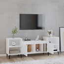 tv-bord 160x35x55 cm konstrueret træ hvid