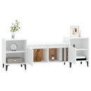 tv-bord 160x35x55 cm konstrueret træ hvid