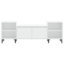 tv-bord 160x35x55 cm konstrueret træ hvid