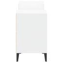 tv-bord 160x35x55 cm konstrueret træ hvid