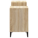 tv-bord 160x35x55 cm konstrueret træ sonoma-eg