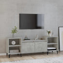 tv-bord 160x35x55 cm konstrueret træ betongrå