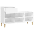 skoreol 102x36x60 cm konstrueret træ hvid