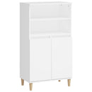 skab 60x36x110 cm konstrueret træ hvid