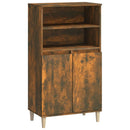 skab 60x36x110 cm konstrueret træ Røget egetræ