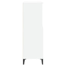 skab 60x36x110 cm konstrueret træ hvid