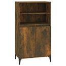 skab 60x36x110 cm konstrueret træ Røget egetræ