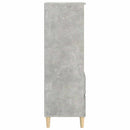 skab 40x36x110 cm konstrueret træ betongrå