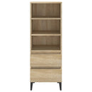 skab 40x36x110 cm konstrueret træ Sonoma-eg