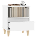sengeborde 2 stk. 40x35x50 cm hvid