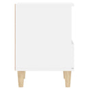 sengeborde 2 stk. 40x35x50 cm hvid