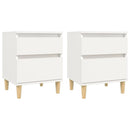 sengeborde 2 stk. 40x35x50 cm hvid