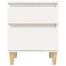 sengeborde 2 stk. 40x35x50 cm hvid