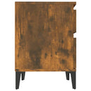 sengeborde 2 stk. 40x35x50 cm røget egetræsfarve