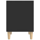 sengebord 40x35x50 cm konstrueret træ sort