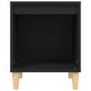 sengeborde 2 stk. 40x35x50 cm sort
