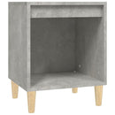 sengebord 40x35x50 cm 2 stk. betongrå