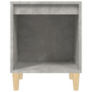 sengebord 40x35x50 cm 2 stk. betongrå