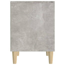 sengebord 40x35x50 cm 2 stk. betongrå