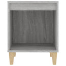 sengebord 40x35x50 cm grå sonoma