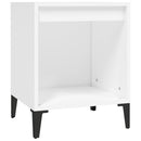 sengebord 40x35x50 cm hvid