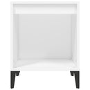 sengebord 40x35x50 cm hvid