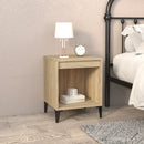 sengebord 40x35x50 cm sonoma-eg