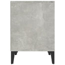 sengebord 40x35x50 cm betongrå