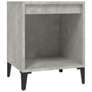 sengebord 40x35x50 cm 2 stk. betongrå