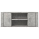 tv-bord 100x35x40 cm konstrueret træ betongrå