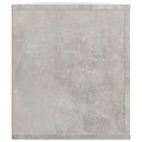 tv-bord 100x35x40 cm konstrueret træ betongrå