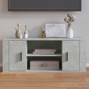 tv-bord 100x35x40 cm konstrueret træ betongrå