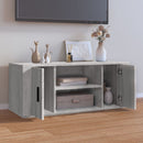 tv-bord 100x35x40 cm konstrueret træ grå sonoma-eg